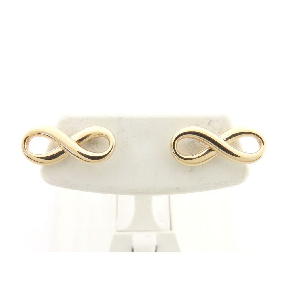 Tiffany Gold Infinity Earrings